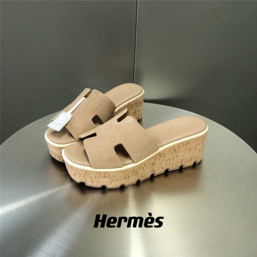 High Quality Luxury Hermes Platform Slippers - Ref RH-14160