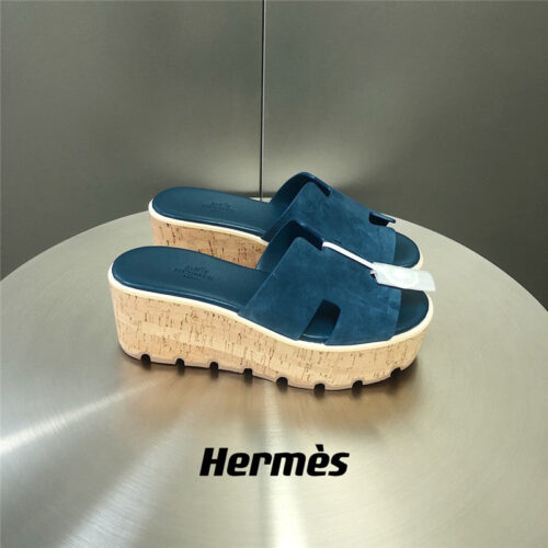 High Quality Luxury Hermes Platform Slippers – Style 31843 product detail