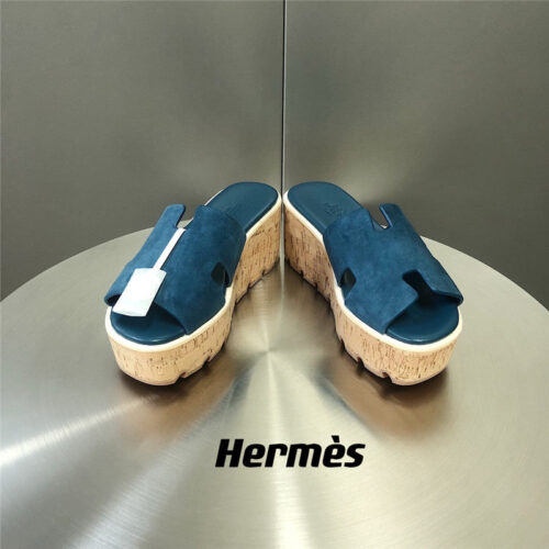 High Quality Luxury Hermes Platform Slippers – Style 31843 alternate view