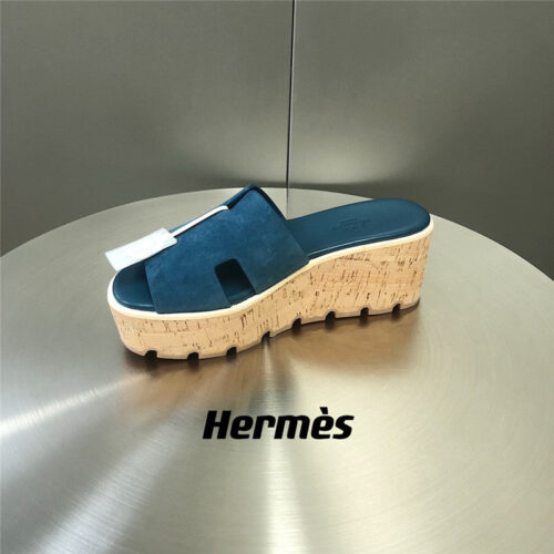 High Quality Luxury Hermes Platform Slippers – Style 31843 product detail