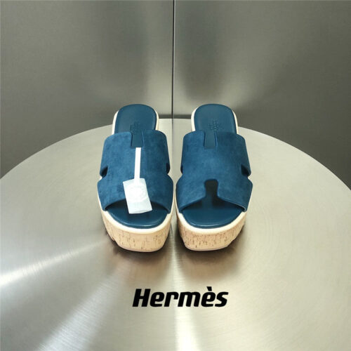 High Quality Luxury Hermes Platform Slippers – Style 31843 product detail