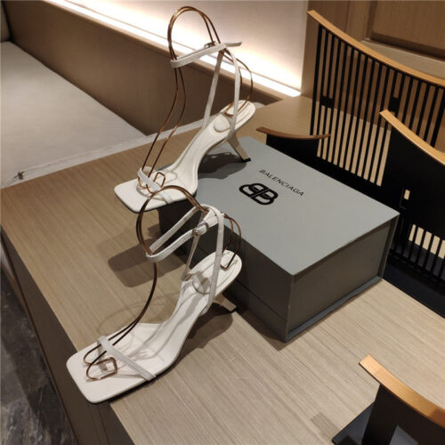 High Quality Luxury Balenciaga Square Toe Sandals product detail