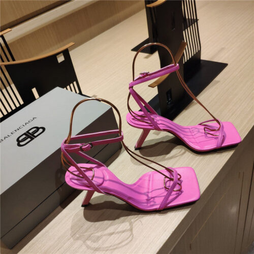 High Quality Luxury Balenciaga Square Toe Sandals – Style 39235 alternate view