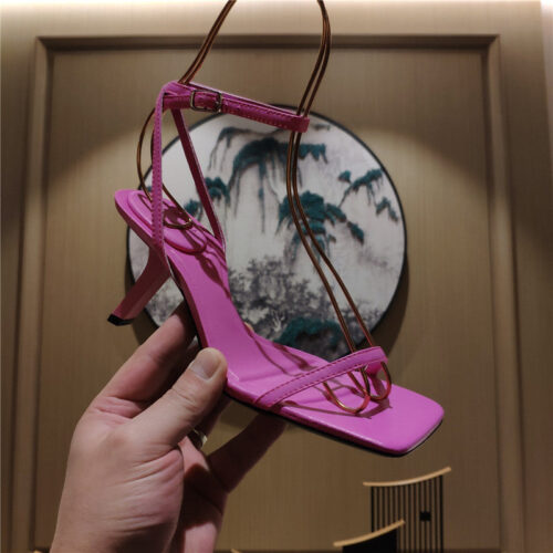 High Quality Luxury Balenciaga Square Toe Sandals – Style 39235 product detail