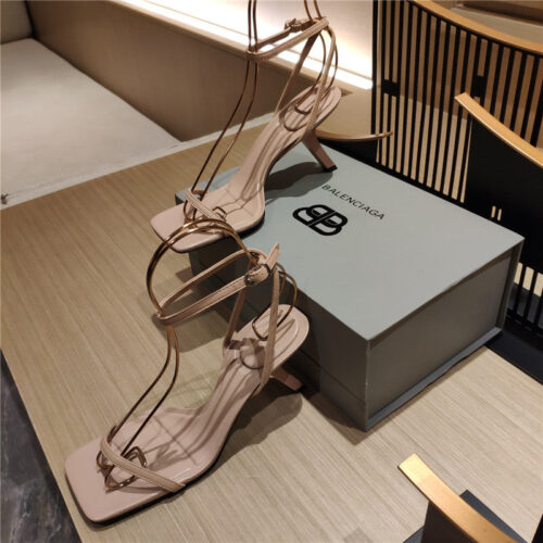 High Quality Luxury Balenciaga Square Toe Sandals – Style 32451 product detail