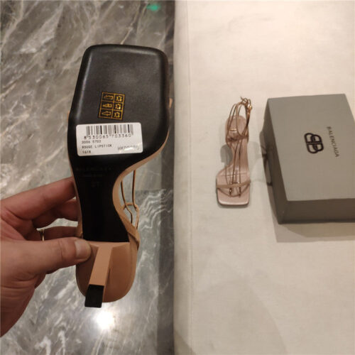 High Quality Luxury Balenciaga Square Toe Sandals – Style 32451 product detail