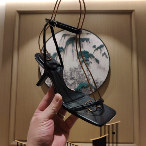 High Quality Luxury Balenciaga Square Toe Sandals – Style 61827 product detail