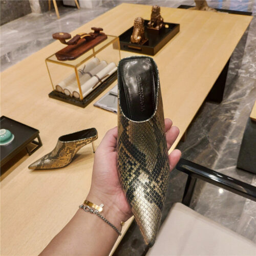 High Quality Luxury Balenciaga Deep Toe Slippers product detail