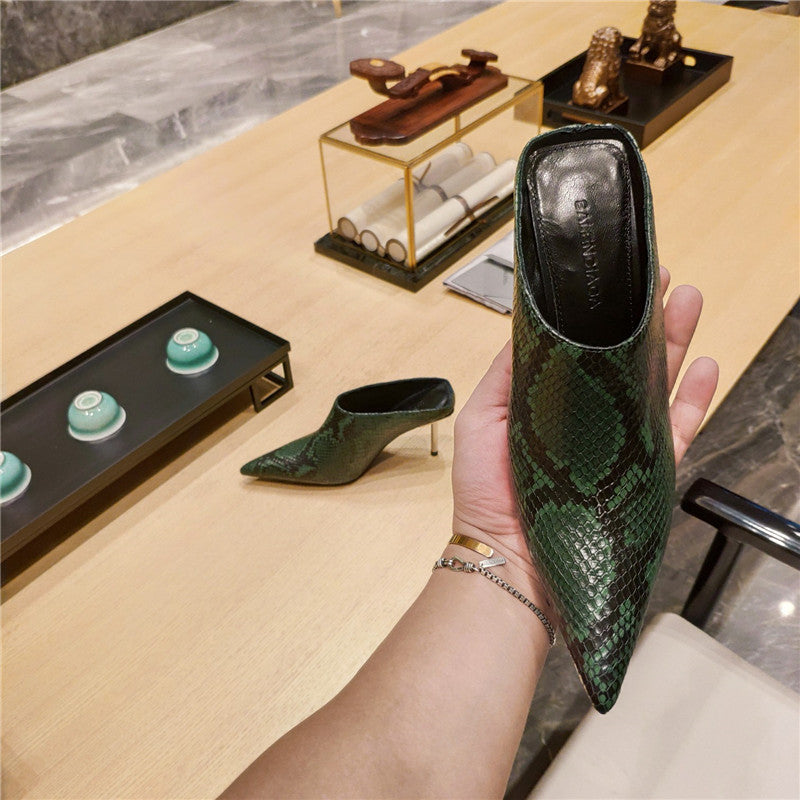 High Quality Luxury Balenciaga Deep Toe Slippers – Style 55907 product detail