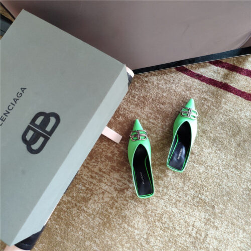 High Quality Luxury Balenciaga New Double B Buckle Muller Slippers product detail