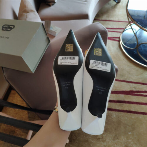 High Quality Luxury Balenciaga New Double B Buckle Muller Slippers – Style 54083 product detail