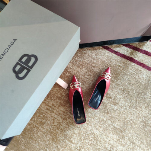 High Quality Luxury Balenciaga New Double B Buckle Muller Slippers – Style 85155 product detail