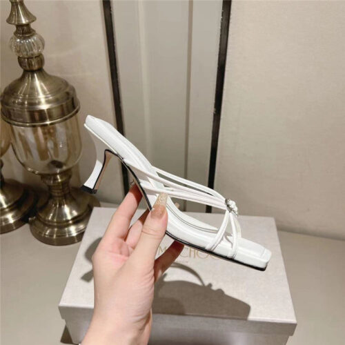 High Quality Luxury Jimmy Choo Chic Minimalist Mules – Style 20631 alternate view