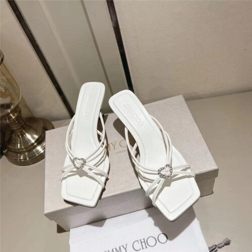 High Quality Luxury Jimmy Choo Chic Minimalist Mules – Style 20631