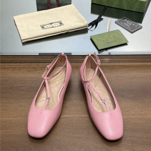 High Quality Luxury Gucci Double G Buckle Ballet product detail