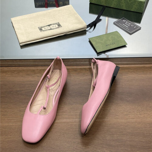 High Quality Luxury Gucci Double G Buckle Ballet product detail