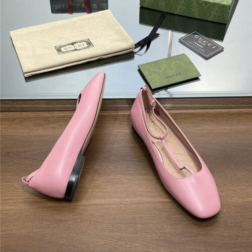 High Quality Luxury Gucci Double G Buckle Ballet product detail