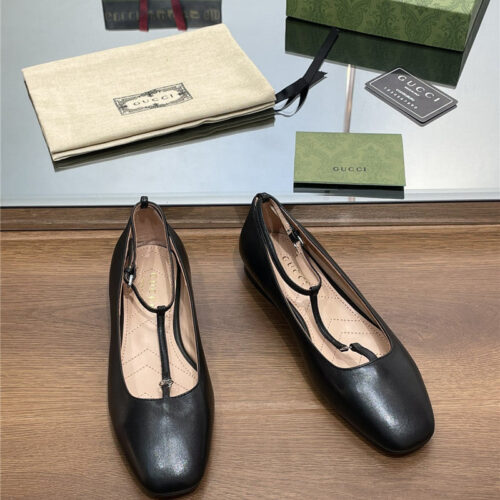 High Quality Luxury Gucci Double G Buckle Ballet – Style 32851 product detail