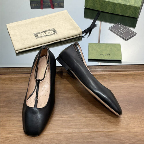 High Quality Luxury Gucci Double G Buckle Ballet – Style 32851 product detail