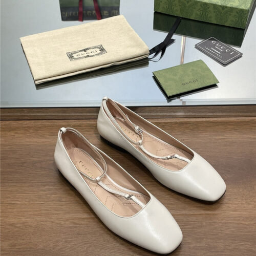 High Quality Luxury Gucci Double G Buckle Ballet – Style 98387 product detail