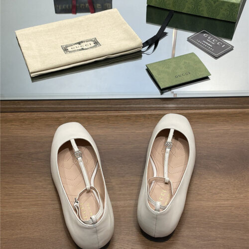 High Quality Luxury Gucci Double G Buckle Ballet – Style 98387 product detail