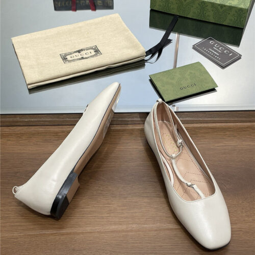 High Quality Luxury Gucci Double G Buckle Ballet – Style 98387 product detail
