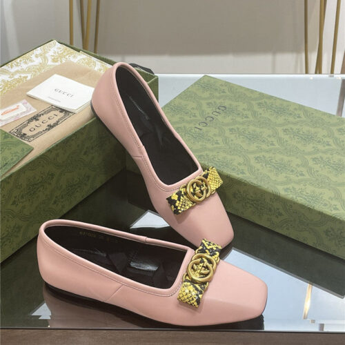 High Quality Luxury Gucci Early Autumn Flat Ballet Shoes – Style 00627