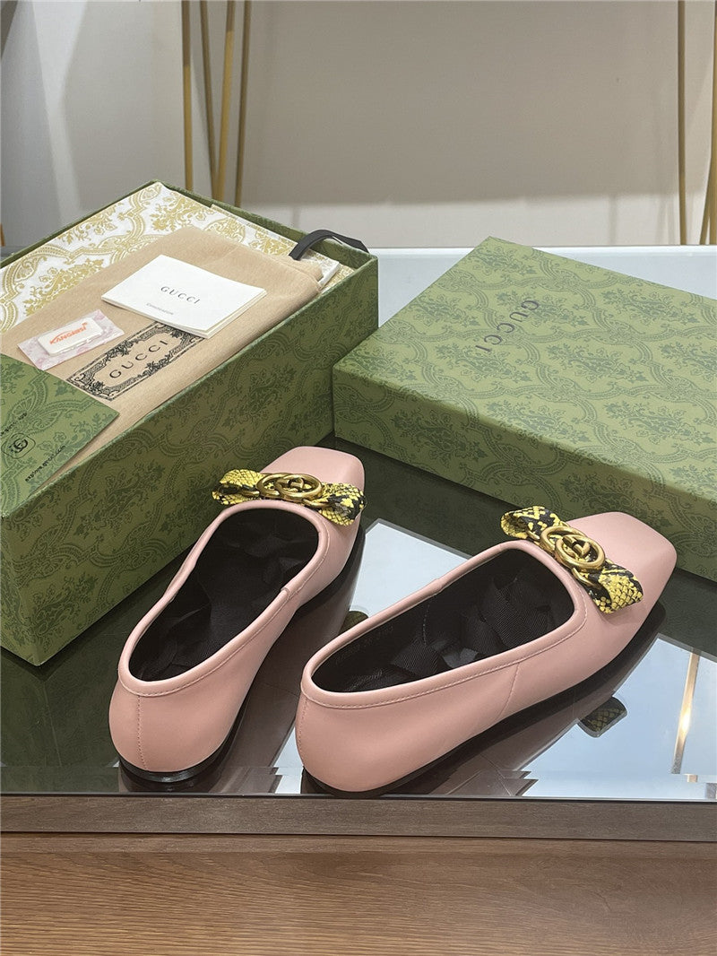 High Quality Luxury Gucci Early Autumn Flat Ballet Shoes – Style 00627 product detail