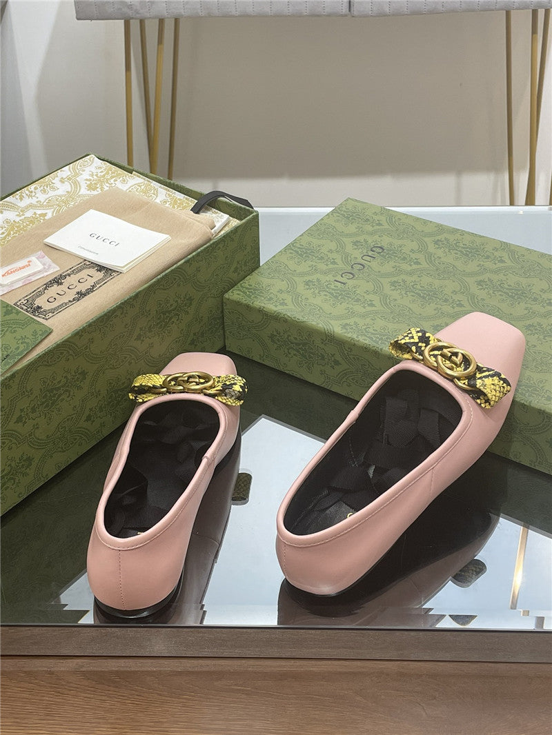High Quality Luxury Gucci Early Autumn Flat Ballet Shoes – Style 00627 product detail