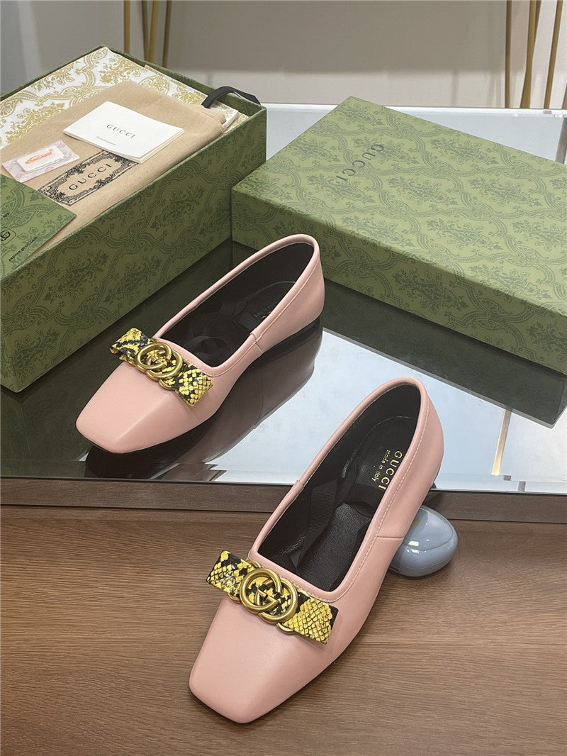 High Quality Luxury Gucci Early Autumn Flat Ballet Shoes – Style 00627 product detail