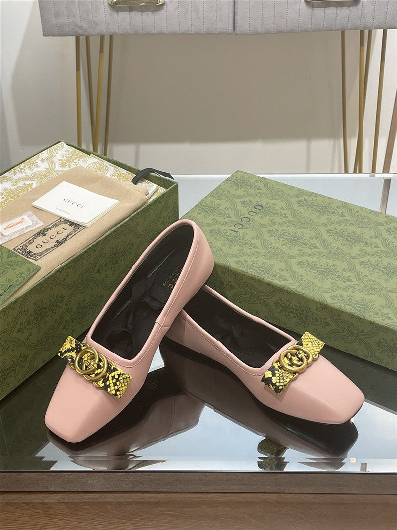 High Quality Luxury Gucci Early Autumn Flat Ballet Shoes – Style 00627 product detail