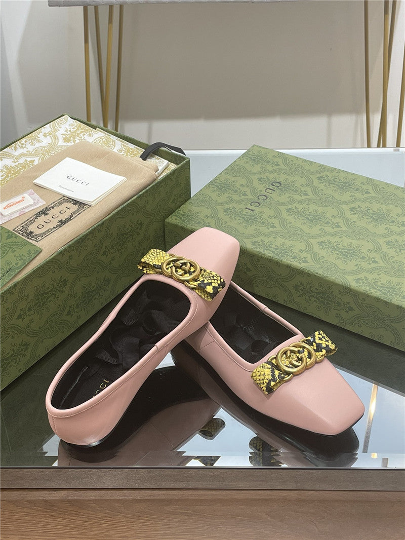 High Quality Luxury Gucci Early Autumn Flat Ballet Shoes – Style 00627 product detail