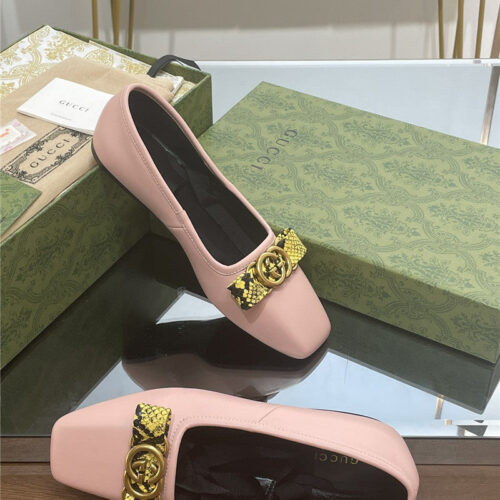High Quality Luxury Gucci Early Autumn Flat Ballet Shoes – Style 00627 product detail