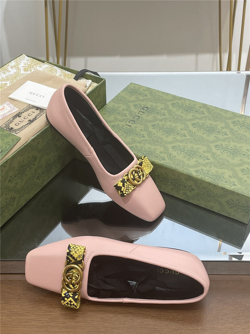 High Quality Luxury Gucci Early Autumn Flat Ballet Shoes – Style 00627 product detail