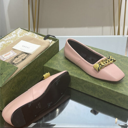 High Quality Luxury Gucci Early Autumn Flat Ballet Shoes – Style 00627 product detail