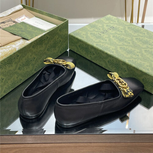 High Quality Luxury Gucci Early Autumn Flat Ballet Shoes – Style 33395 product detail