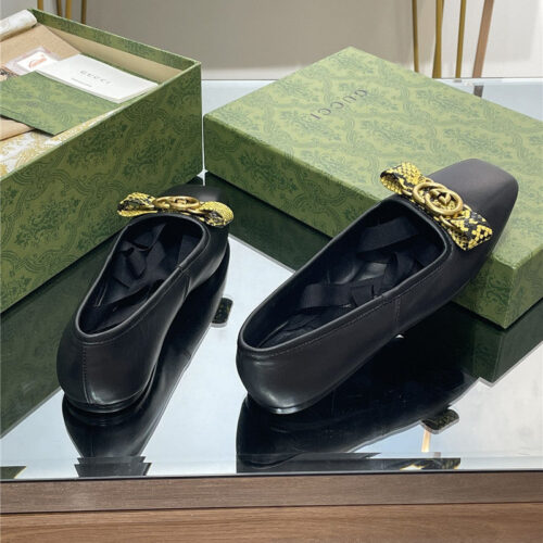 High Quality Luxury Gucci Early Autumn Flat Ballet Shoes – Style 33395 product detail