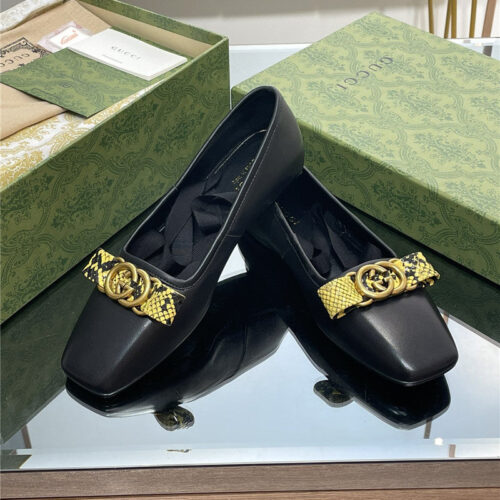 High Quality Luxury Gucci Early Autumn Flat Ballet Shoes – Style 33395 product detail