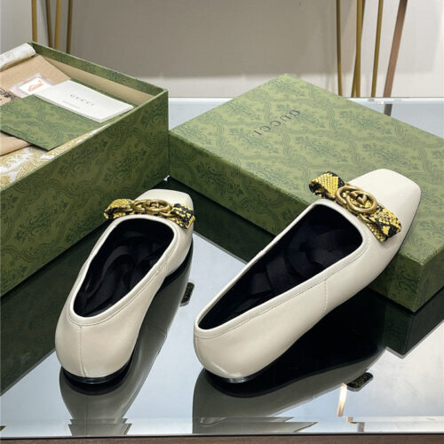 High Quality Luxury Gucci Early Autumn Flat Ballet Shoes product detail