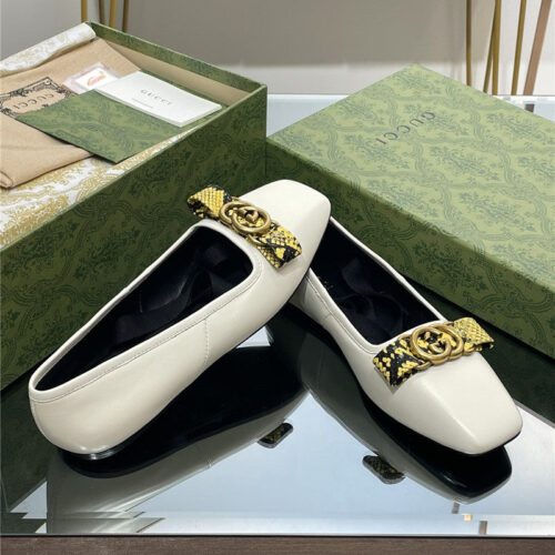 High Quality Luxury Gucci Early Autumn Flat Ballet Shoes product detail