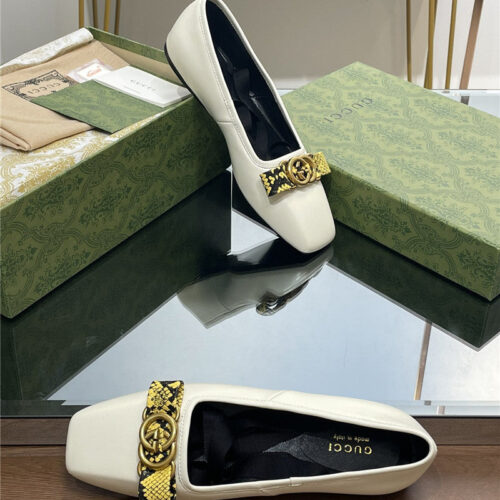 High Quality Luxury Gucci Early Autumn Flat Ballet Shoes product detail