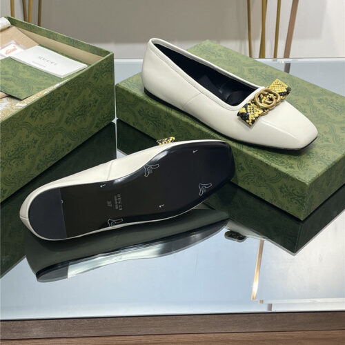 High Quality Luxury Gucci Early Autumn Flat Ballet Shoes product detail