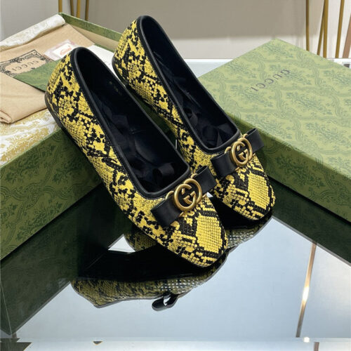 High Quality Luxury Gucci Early Autumn Flat Ballet Shoes – Style 31699 alternate view