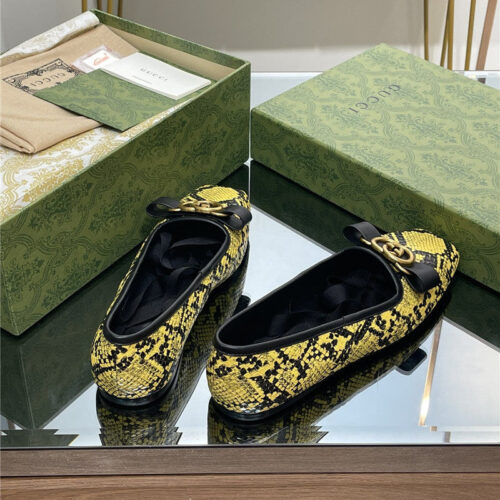 High Quality Luxury Gucci Early Autumn Flat Ballet Shoes – Style 31699 product detail