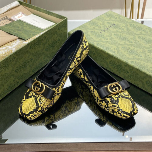 High Quality Luxury Gucci Early Autumn Flat Ballet Shoes – Style 31699 product detail