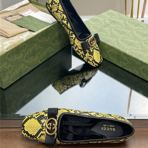 High Quality Luxury Gucci Early Autumn Flat Ballet Shoes – Style 31699 product detail
