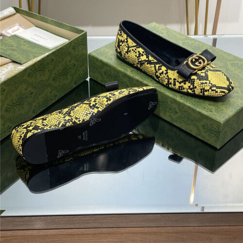 High Quality Luxury Gucci Early Autumn Flat Ballet Shoes – Style 31699 product detail