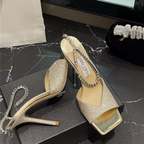 High Quality Luxury Jimmy Choo New Ice Fish Mouth High-Heeled Sandals – Style 10967 product detail