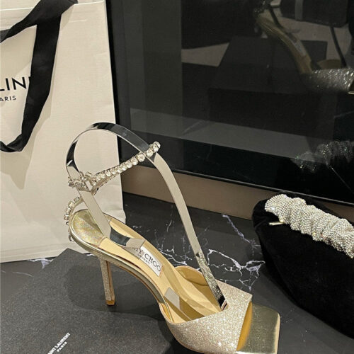 High Quality Luxury Jimmy Choo New Ice Fish Mouth High-Heeled Sandals – Style 10967 product detail
