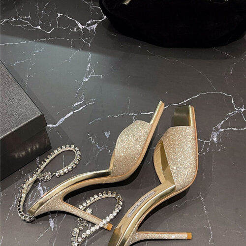 High Quality Luxury Jimmy Choo New Ice Fish Mouth High-Heeled Sandals – Style 10967 product detail